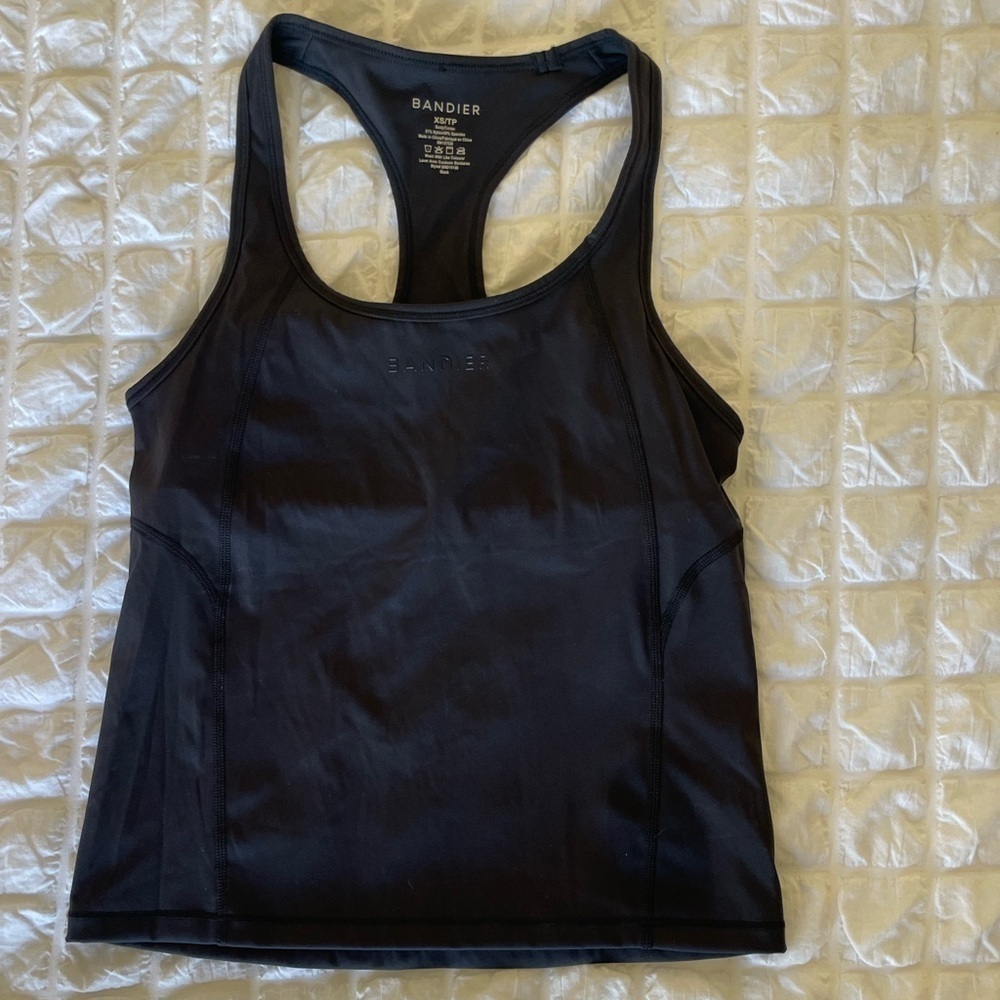 Bandier top with built in bra